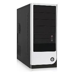 Корпус Miditower Foxconn TLA-143  ATX  350W CWT (20+4пин) Black&Silver